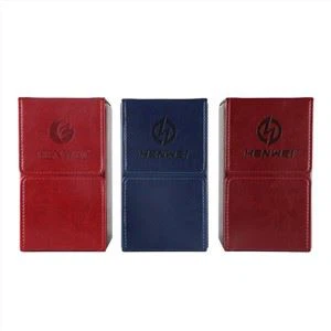 Kev cai Deck Box Sab nraum zoov Deck Box Tawv Cia Daim Npav Deck Box