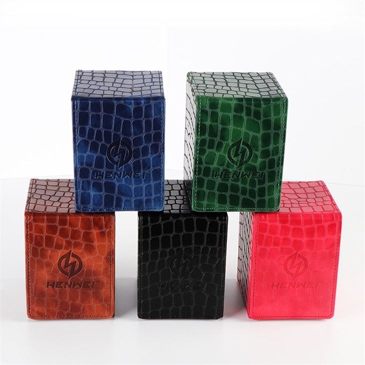 Tcg Trading Playing Card Leather Deck Box 3
